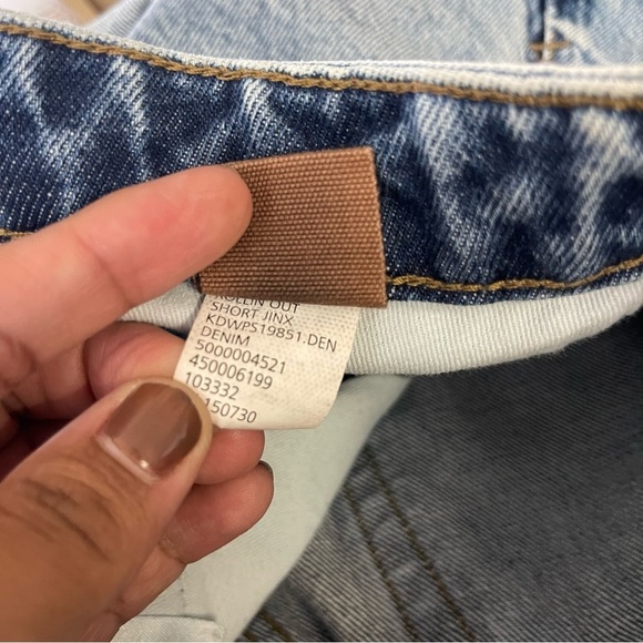 Ksubi Rollin Out Denim Cut Off Shorts In Jinx Women's Size 26 - Picture 8 of 8